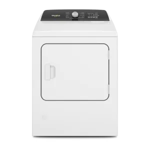 Whirlpool White Front Load Steam Gas Dryer with Moisture Sensing (7.0 Cu.Ft) - WGD5050LW