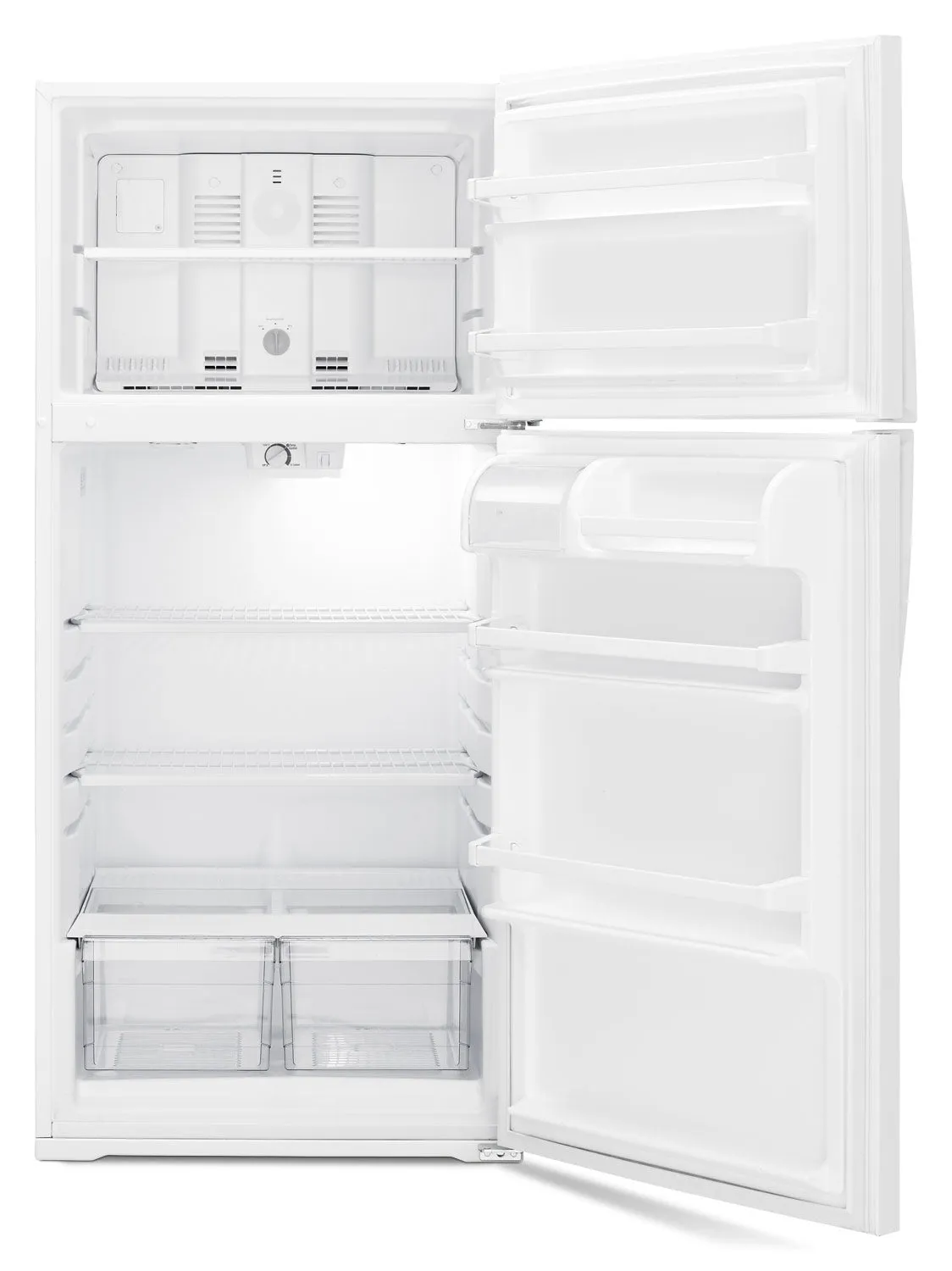 Whirlpool White Top-Freezer Refrigerator (14.3 Cu. Ft.) - WRT134TFDW