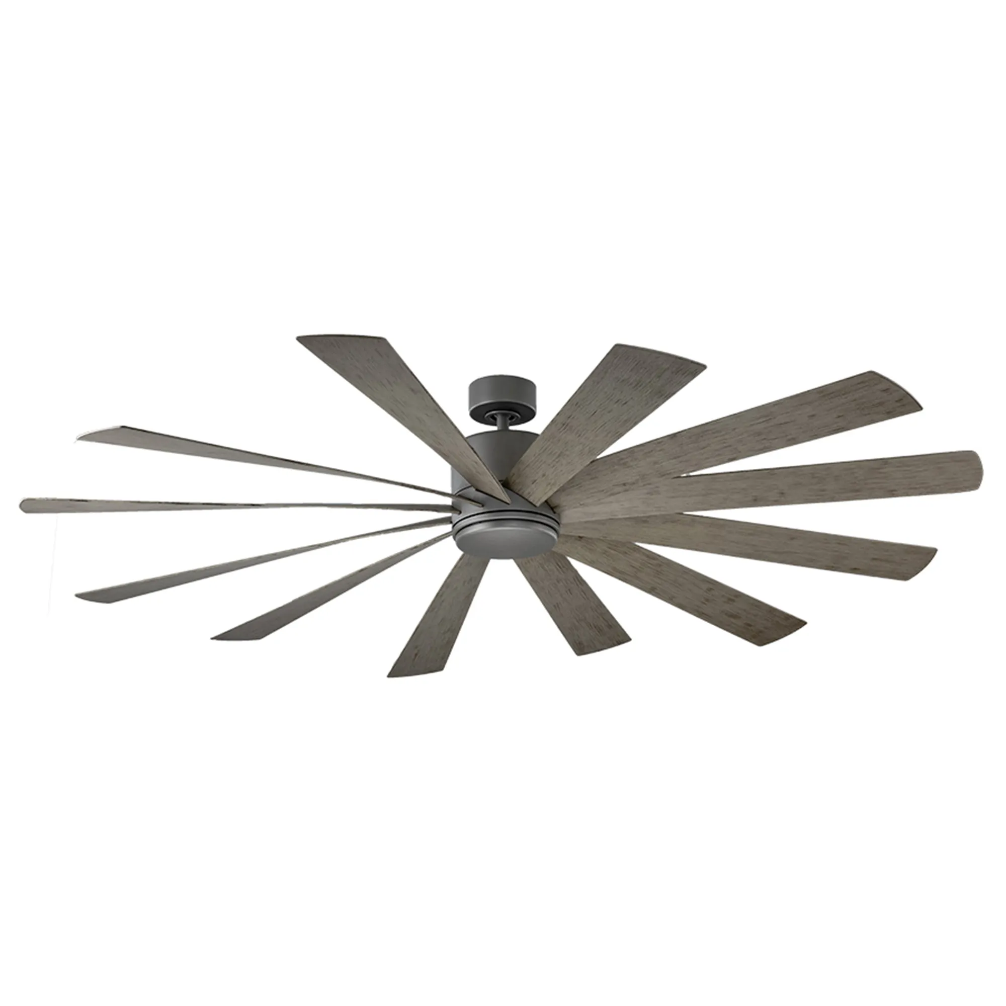 Windflower Indoor/Outdoor 12-Blade 80" Smart Ceiling Fan with LED Light Kit