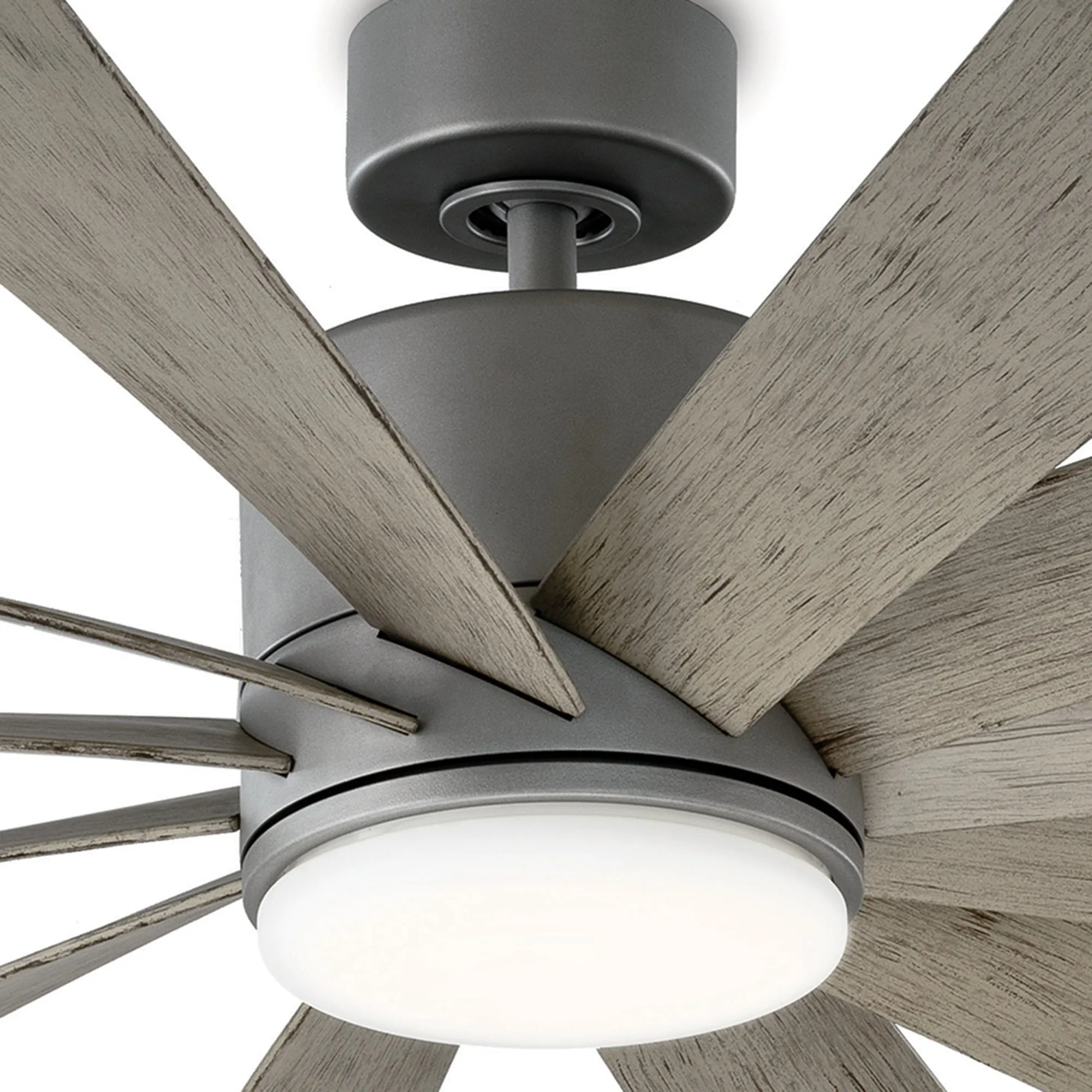 Windflower Indoor/Outdoor 12-Blade 80" Smart Ceiling Fan with LED Light Kit