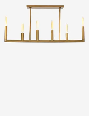 Wolfe Linear Chandelier by Regina Andrew by Regina Andrew Lulu and Georgia